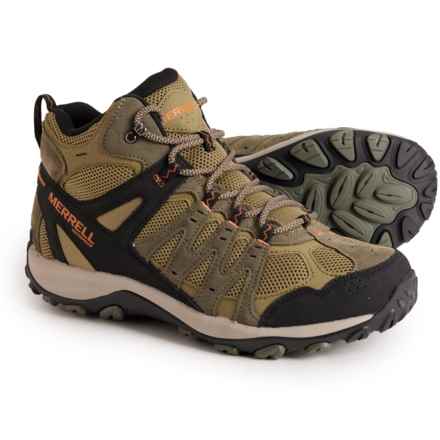 Merrell Accentor 3 Mid Hiking Boots - Waterproof (For Men) in Olive/Herb
