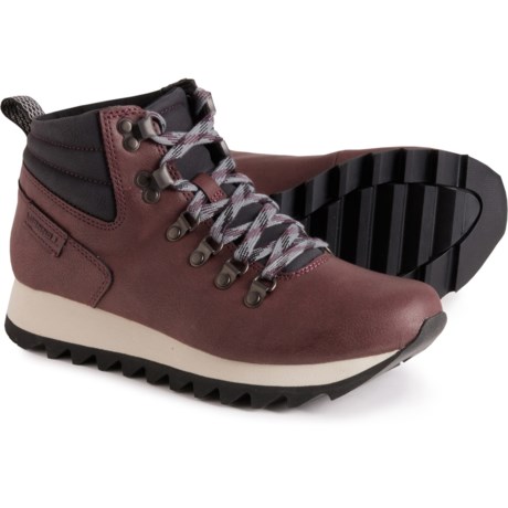 Merrell Alpine Hiking Boots (For Women) in Burgundy