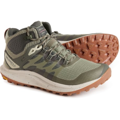 Merrell Antora 3 Trail Running Shoes - Waterproof (For Women) in Lichen