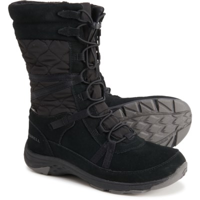 merrell women's lace up boots