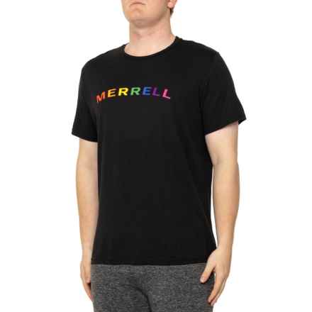 Merrell Arch T-Shirt - Short Sleeve in Black/Rainbow