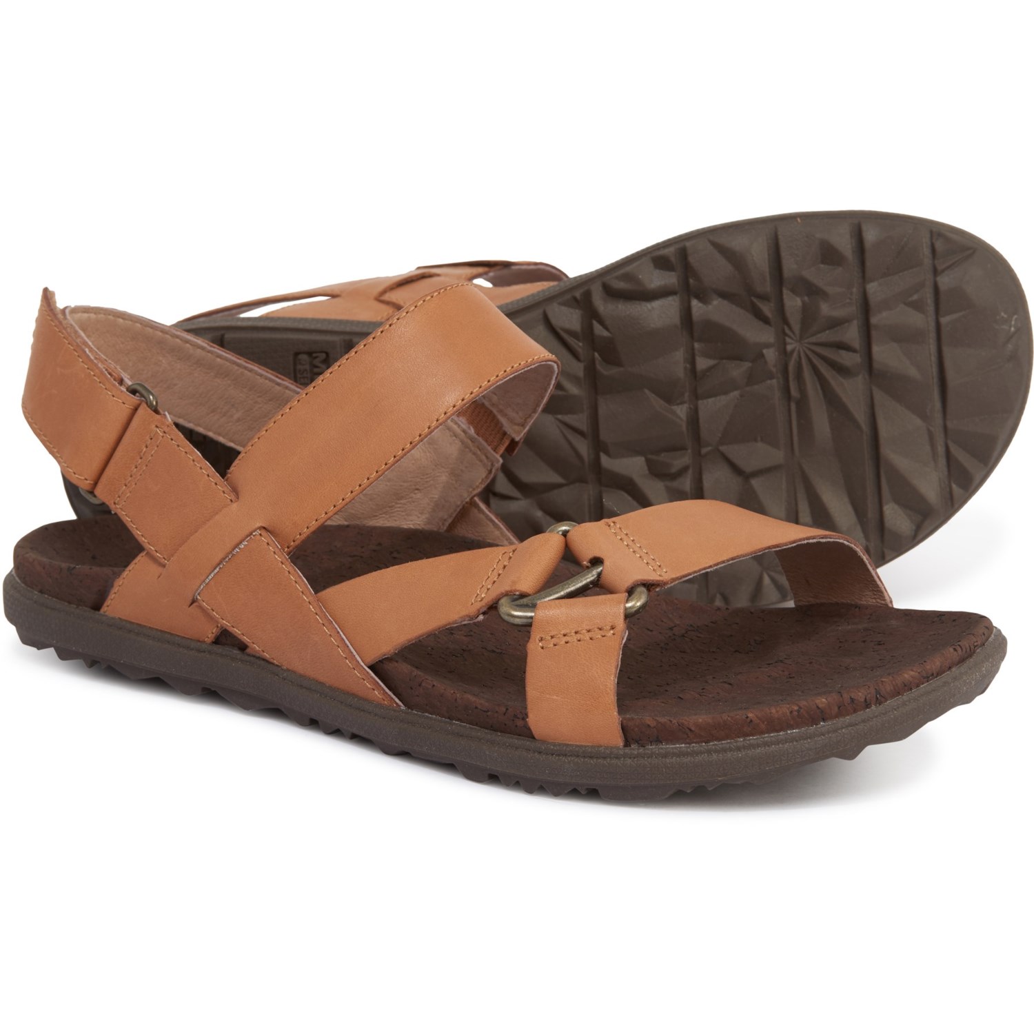 womens tan leather sandals