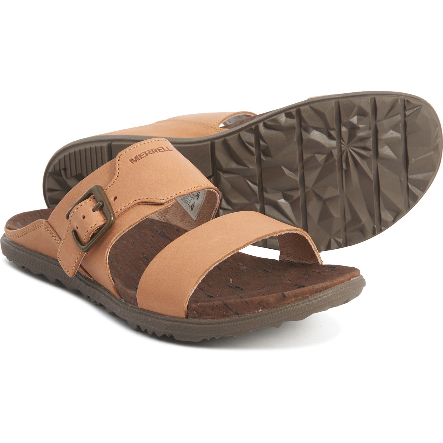merrell around town luxe buckle slide