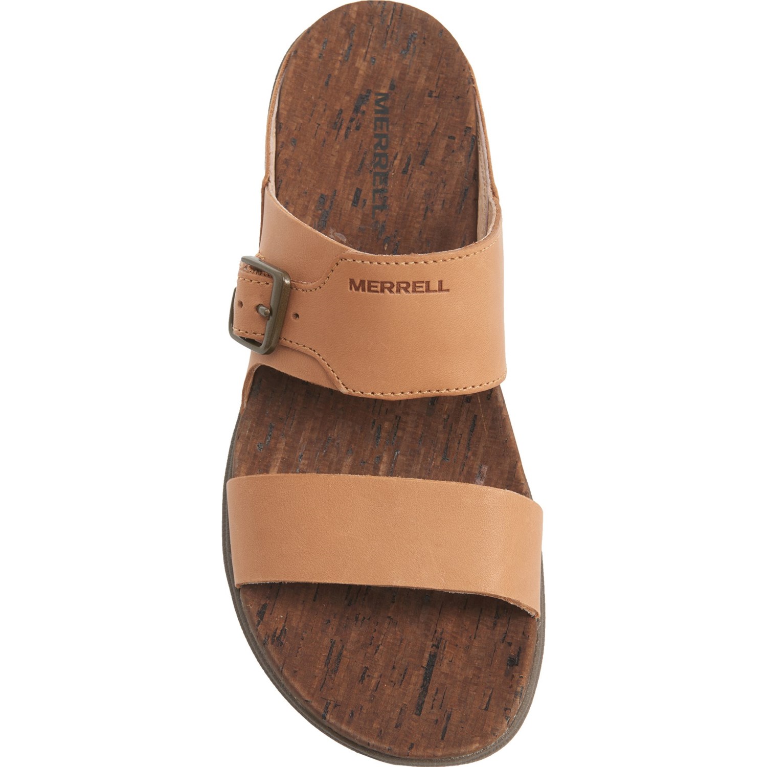 merrell around town luxe buckle slide