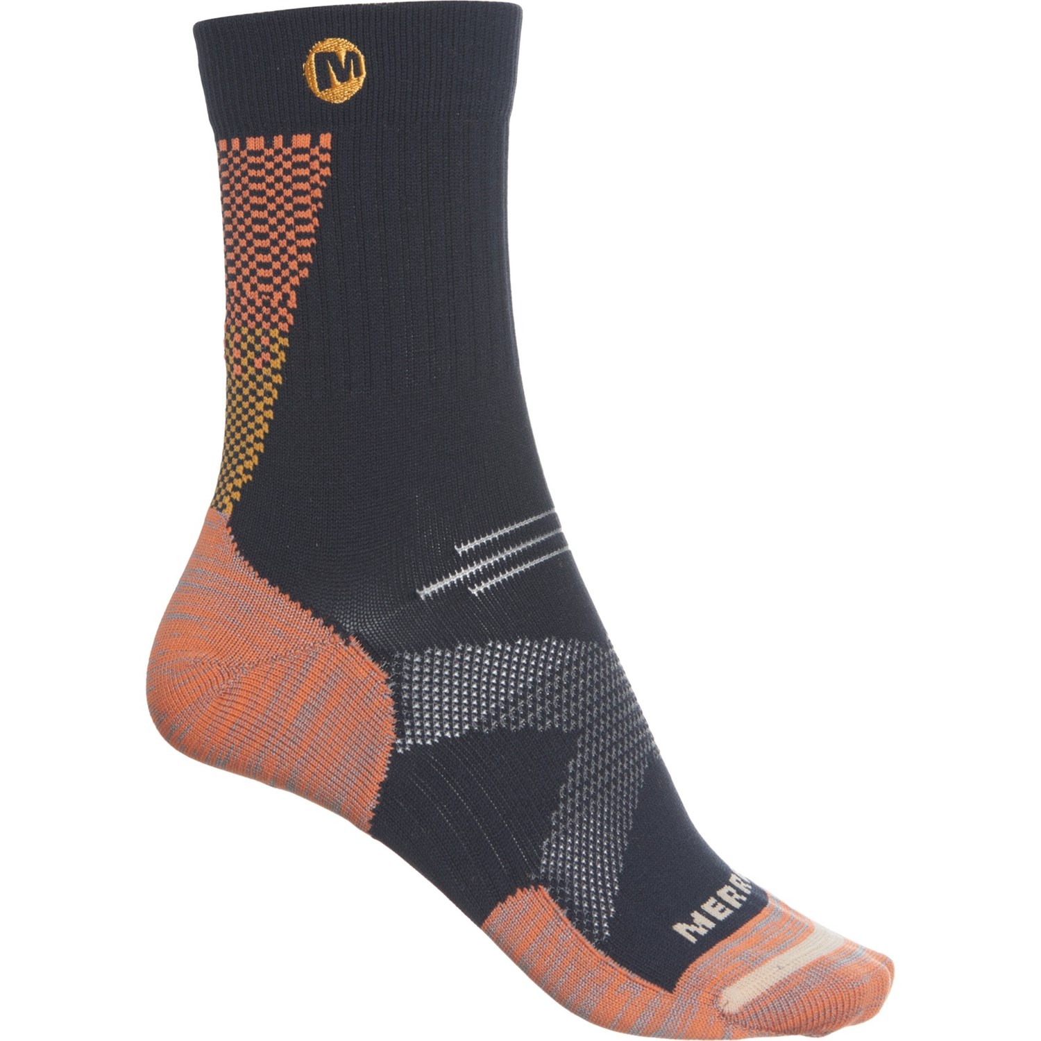 mid crew running socks