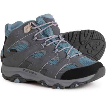 Merrell Big Girls Moab 3 Mid Hiking Boots - Waterproof in Altitude - Closeouts