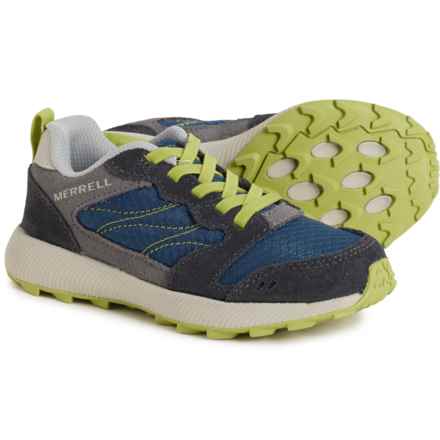 Merrell Boys Alpine 83 Shoes - Slip-Ons in Grey/Navy/Citron