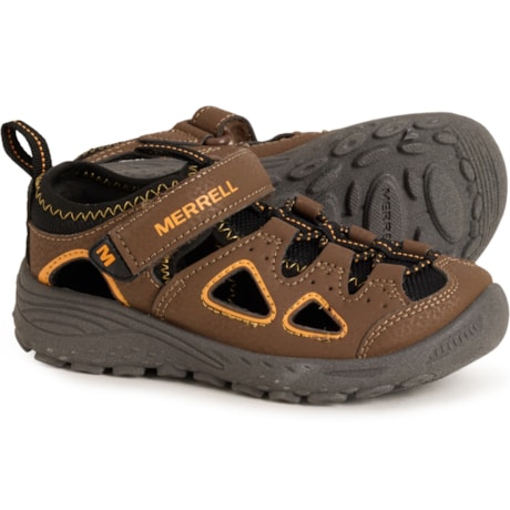 Merrell Brown and Blue Men’s Outdoor Sandal-Sneakers Merrell Shoes Mens 8.5 Brown Blue Lace Up Trail Hiking  main image 4