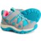 Merrell Boys and Girls Trail Chaser 2 Jr. Hiking Shoes in Grey/Turq/Multi