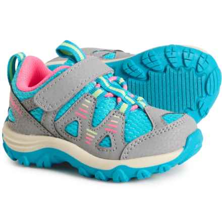 Merrell Boys and Girls Trail Chaser 2 Jr. Hiking Shoes in Grey/Turq/Multi