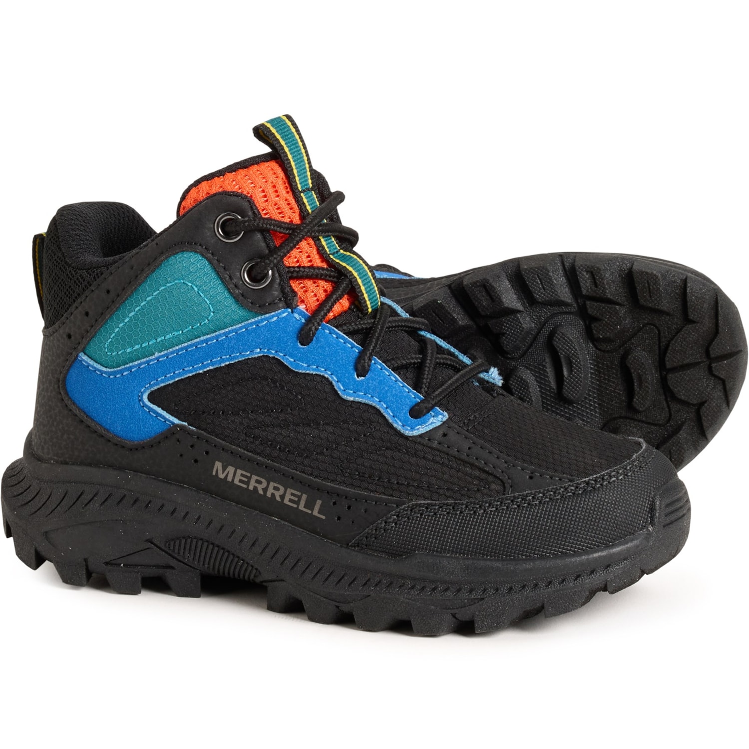 Merrell Boys and Girls Trail Strike Mid Hiking Boots