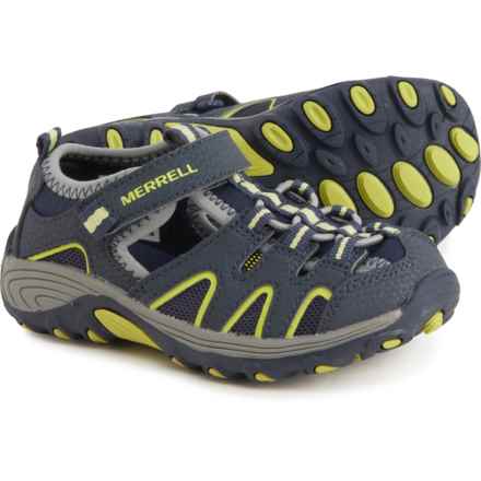 Merrell Boys Hydro H2O Hiker Sport Sandals - Leather in Navy/Lime