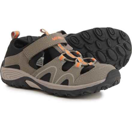 Merrell Boys Hydro Teton Sandals - Leather in Gunsmoke