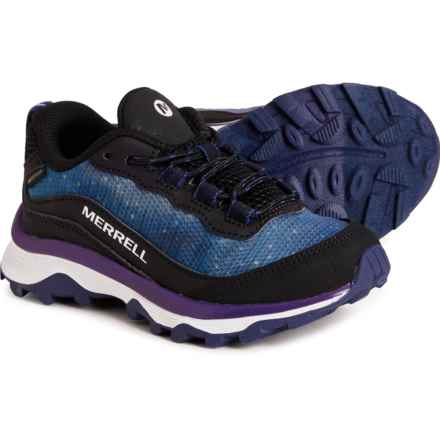 Merrell Boys Moab Speed Low Hiking Shoes - Waterproof in Galactic