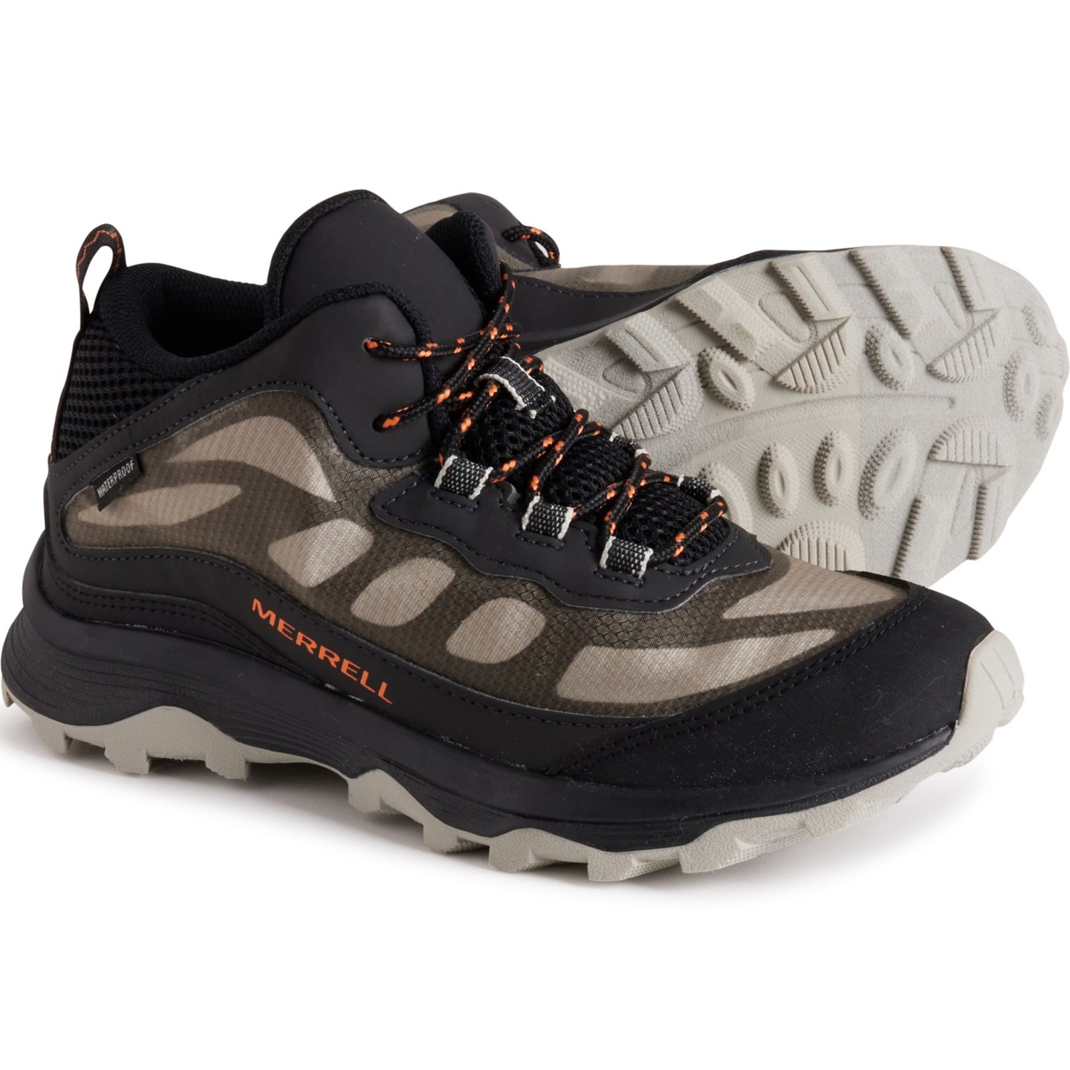 Merrell Boys Moab Speed Mid Hiking Boots - Waterproof - Save 30%