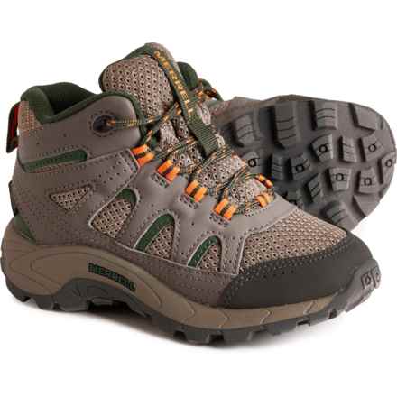 Merrell Boys Oak Creek Mid Hiking Boots - Waterproof in Boulder