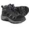 Merrell Boys Oakcreek Mid Hiking Boots - Waterproof in Black/Grey