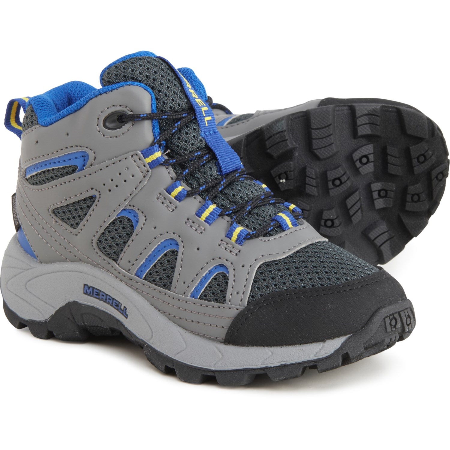 Merrell Boys Oakcreek Mid Hiking Boots Waterproof Save 47