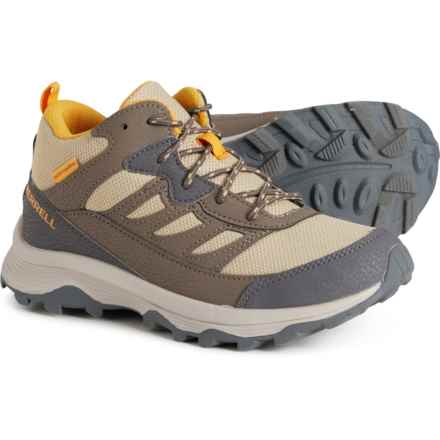 Merrell Boys Speed Strike 2 Mid Hiking Boots in Truffle/Orange