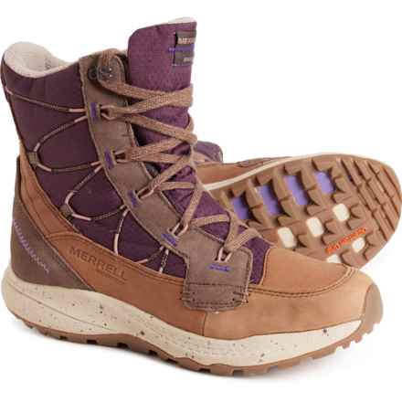 Merrell Bravada 2 Thermo Mid Snow Boots - Waterproof, Insulated (For Women) in Burgundy