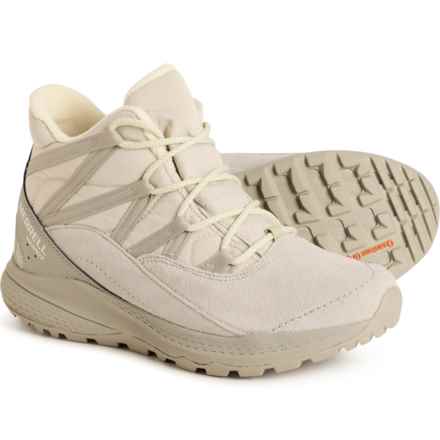 Merrell Bravada Edge 2 Thermo Demi Winter Hiking Boots - Waterproof, Insulated, Suede (For Women) in Fog