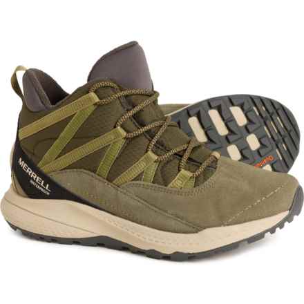 Merrell Bravada Edge 2 Thermo Demi Winter Hiking Boots - Waterproof, Insulated, Suede, Wide Width (For Women) in Olive