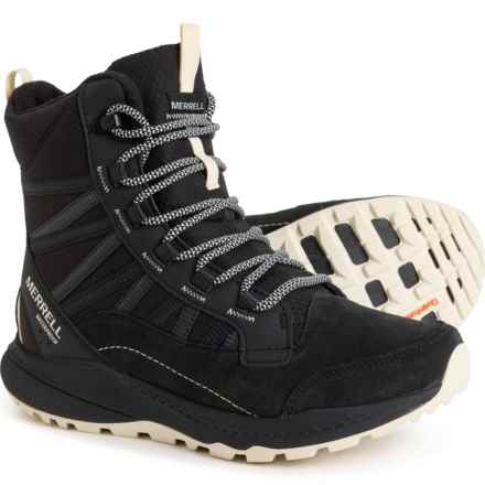 Merrell Bravada Edge 2 Thermo Mid Hiking Boots - Waterproof, Insulated, Wide Width (For Women) in Black/Black