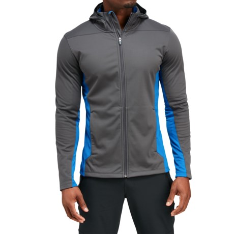 Merrell Mens Capra Hybrid Windblocker Hoodie (Asphalt / Olive)