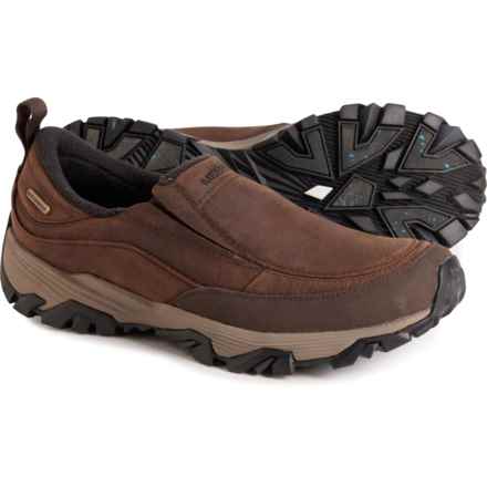 Merrell Coldpack Ice+ Moc Shoes - Waterproof, Leather, Slip-Ons (For Women) in Cinnamon