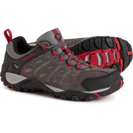 Merrell Crosslander 2 Hiking Shoes - Leather (For Men) in Granite/Cherry