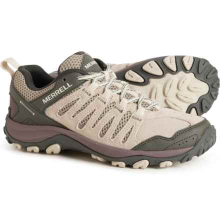 Merrell Crosslander 3 Low Hiking Shoes - Leather (For Women) in Sliver Antler