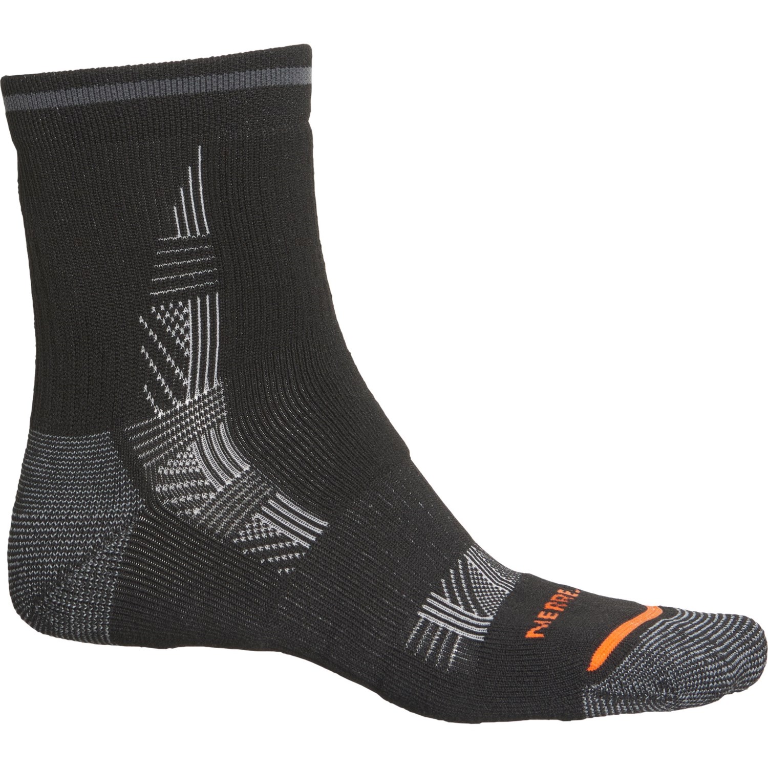 Merrell Cushion Connection Mid Socks (For Men) - Save 41%