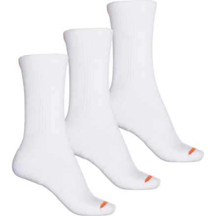 Merrell Cushioned Cotton Socks - 3-Pack, Crew (For Women) in White - Closeouts