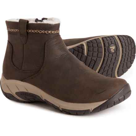 Merrell Encore 4 Bluff Zip Polar Boots - Waterproof, Leather (For Women) in Espresso