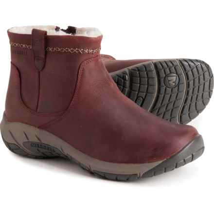 Merrell Encore 4 Bluff Zip Polar Boots - Waterproof, Leather (For Women) in Sable