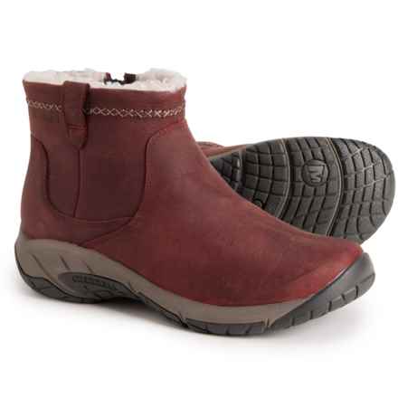 Merrell Encore 4 Bluff Zip Polar Boots - Waterproof, Leather (For Women) in Sable