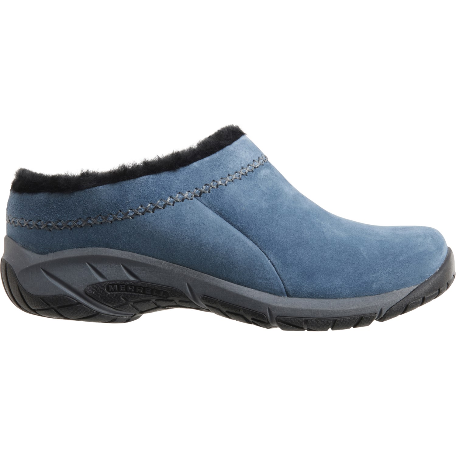 merrell suede clogs