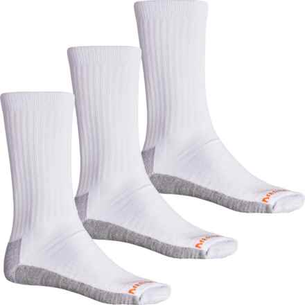 Merrell Everyday Work Socks - 3-Pack, Crew (For Men) in White