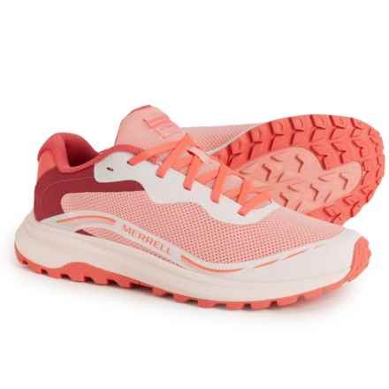 Merrell Fly Strike 2 Trail Running Shoes (For Women) in Soft Coral