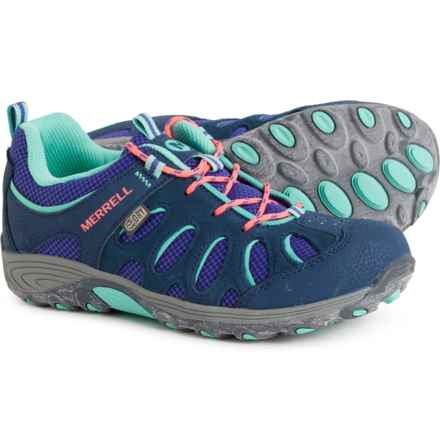 Merrell Girls Chameleon Hiking Shoes - Waterproof, Leather in Navy Multi