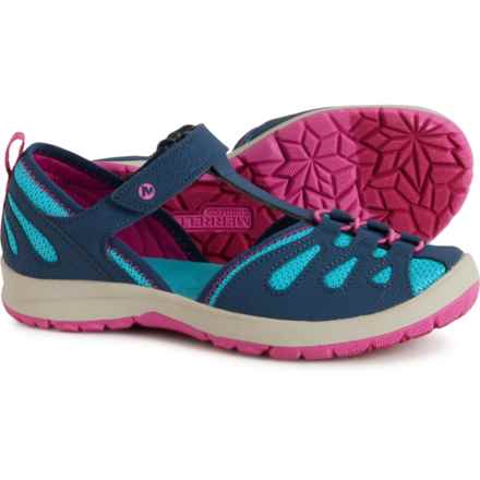 Merrell Girls Hydro Lily Sport Sandals in Navy/Turq/Berry