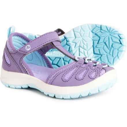 Merrell Girls Hydro Lily Sport Sandals in Purple/Ice Blue