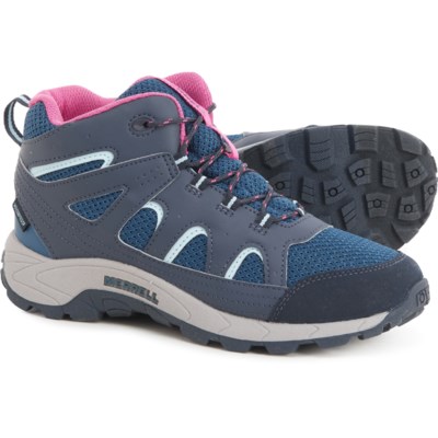Merrell Girls Oakcreek Mid Lace Hiking Boots - Waterproof - Save 41%
