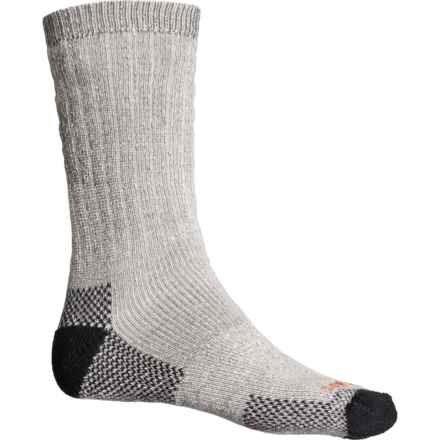 Merrell Heavyweight Hiking Socks - Merino Wool, Crew (For Men) in Black