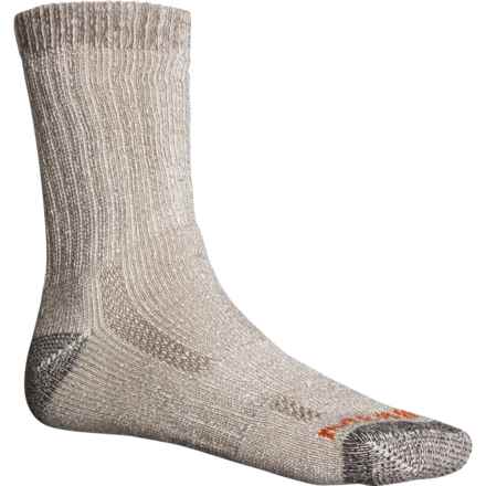 Merrell Heavyweight Hiking Socks - Merino Wool, Crew (For Men) in Brown