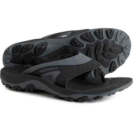 Merrell Huntington Sport Flip-Flops (For Men) in Black