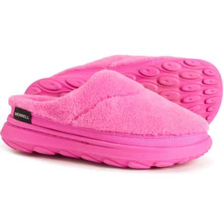 Merrell Hut Moc 2 Cozy Slide Shoes - Slip-Ons (For Women) in Pink