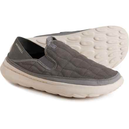 Merrell Hut Moc 2 Luxe Shoes - Leather, Slip-Ons (For Men) in Charcoal