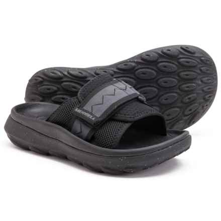 Merrell Hut Ultra Slide Sandals (For Women) in Black/Black