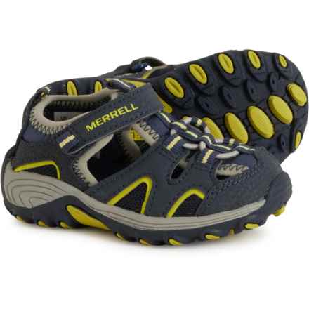 Merrell Infant and Toddler Boys Hydro H2O Hiker Jr. Sport Sandals in Navy/Lime